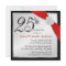 Elegant 25th Silver Anniversary Party Invitations