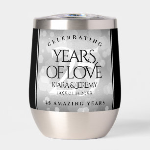 Elegant 25th Silver Wedding Anniversary