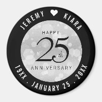 Elegant 25th Silver Wedding Anniversary
