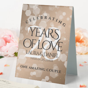 Elegant 28th Linen Wedding Anniversary Celebration