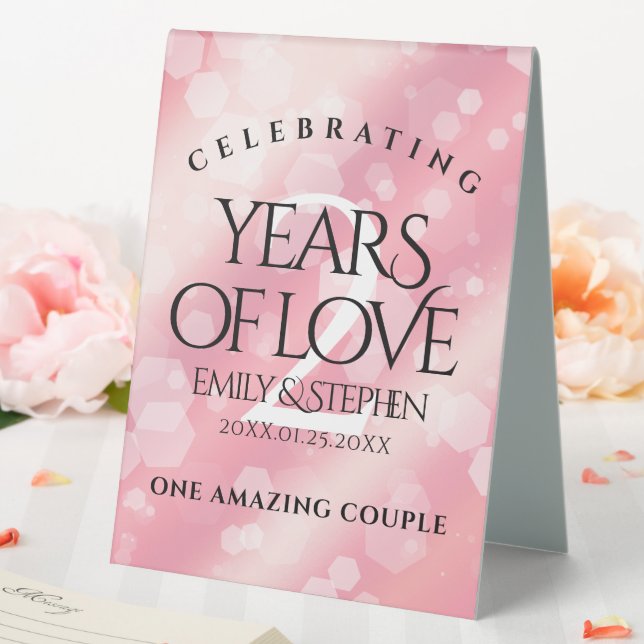 Elegant 2nd Rose Quartz Wedding Anniversary (In SItu (Wedding))