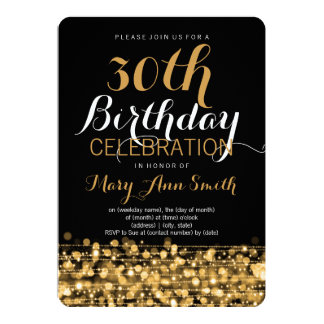 30th birthday invitations amp announcements zazzle com au black and white 30th birthday invitations