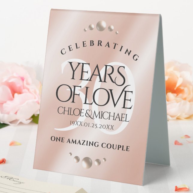 Elegant 30th Pearl Wedding Anniversary Celebration (In SItu (Wedding))