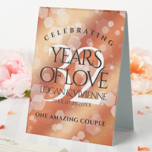 Elegant 32nd Bronze Wedding Anniversary