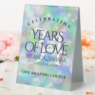Elegant 34th Opal Wedding Anniversary Celebration