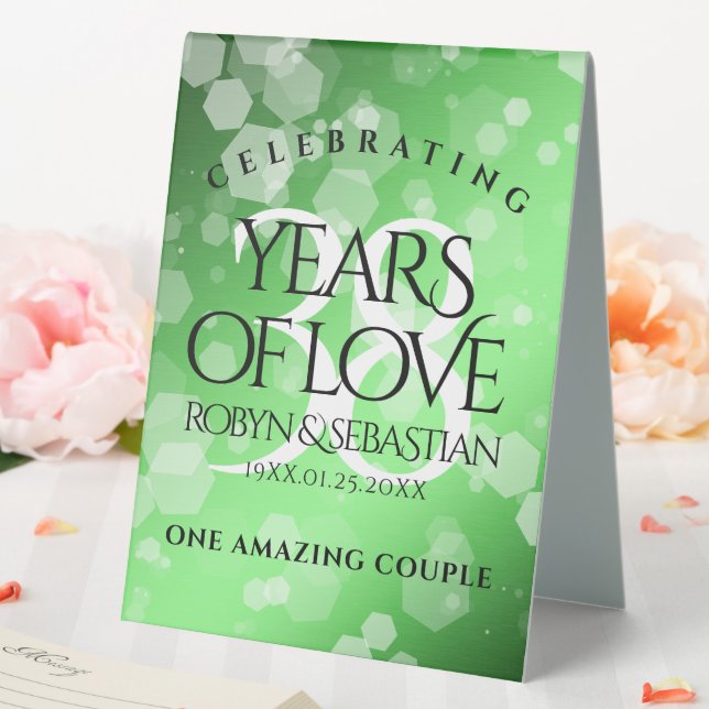 Elegant 38th Emerald Wedding Anniversary (In SItu (Wedding))