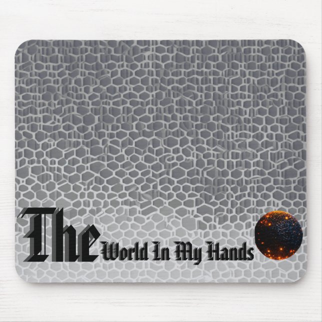 Elegant 3D AMOLED and Subtle Pattern Design -  Mouse Pad (Front)