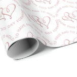Elegant 3D Embossed Heart Wedding Anniversary  Wrapping Paper<br><div class="desc">Elaborate Embossed Gold Heart Elegant Wedding Wrapping Paper Historians believe that the first depiction of the heart as a simple two-lobed shape with a point may have originated in an exquisitely illustrated 1344 mediaeval french manuscript. Enjoy this high quality paper with a beautiful rendition of the iconic heart symbol recreated...</div>