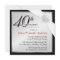 Elegant 40th Annniversary Party Invitations