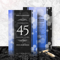 Elegant 45th Sapphire Wedding Anniversary