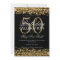 Elegant 50th Birthday Party Sparkles Gold