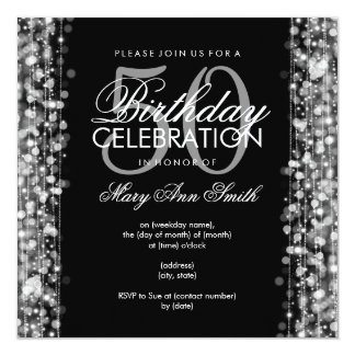 50th birthday party invitations