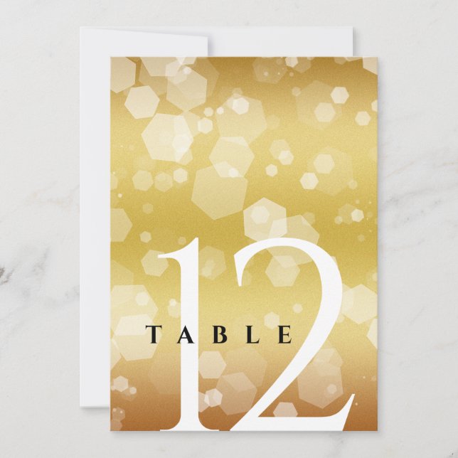 Elegant 50th Golden Wedding Anniversary Invitation (Front)