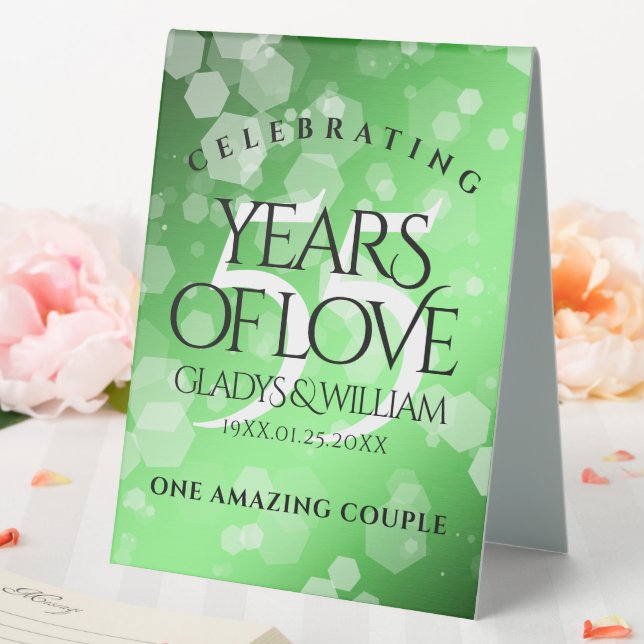 Elegant 55th Emerald Wedding Anniversary (In SItu (Wedding))