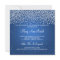 Elegant 60th Birthday Party Simple Sparkle Blue