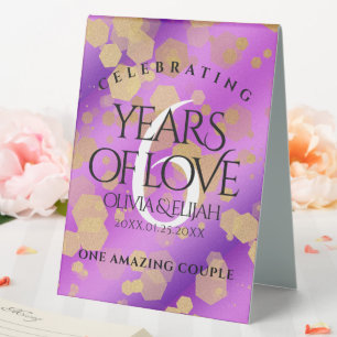 Elegant 6th Amethyst Wedding Anniversary