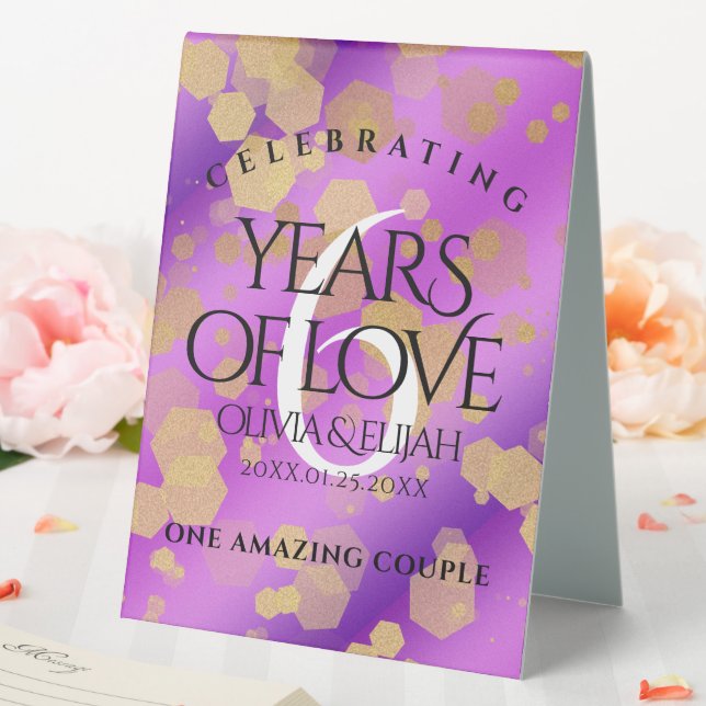 Elegant 6th Amethyst Wedding Anniversary (In SItu (Wedding))
