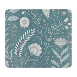 Elegant 6x7 Glass Cutting Board with Stylish Desig