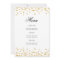 Elegant 70th Birthday Program Menu Gold 