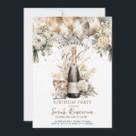 Elegant 70th Surprise Birthday Party Invitation<br><div class="desc">Elegant surprise 60th birthday party invitation,  featuring watercolor balloons,  blush pink,  cream florals and a scattering of faux gold confetti. Customise for any age.</div>