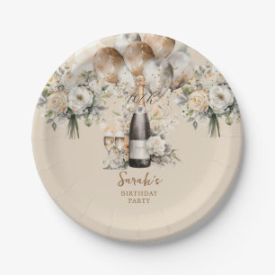 Elegant 70th Surprise Birthday Party Paper Plate