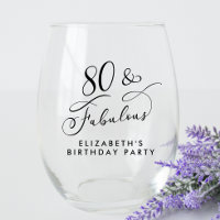 Elegant 80th Birthday Party