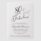 Elegant 80th Birthday Party