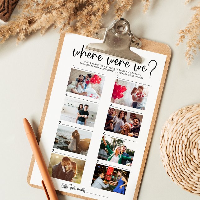 Elegant 8 Couple Photos | Where Were We Game (Creator Uploaded)