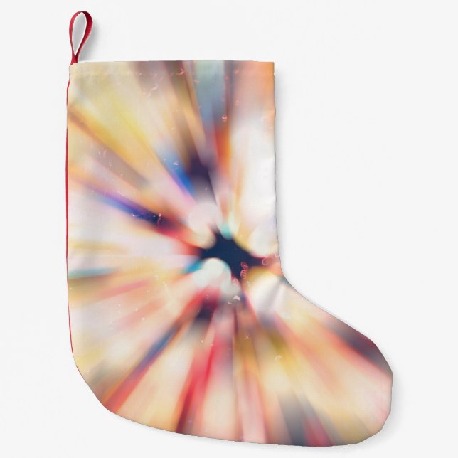 Elegant abstract background abstract, arts, backgr small christmas stocking (Front)