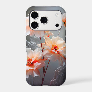 Elegant Abstract Blush Flower Misty Flow