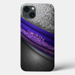 Elegant Abstract Design with Glittering Background iPhone 13 Case