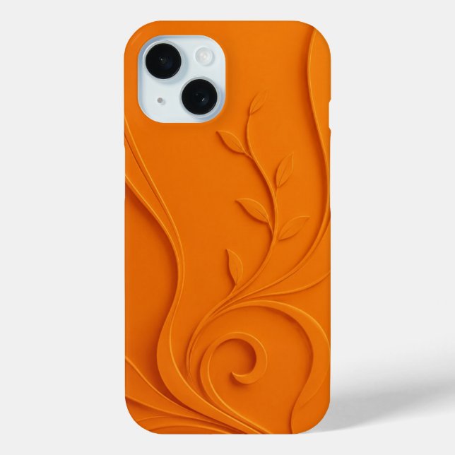 Elegant Abstract Floral Case-Mate iPhone Case (Back)