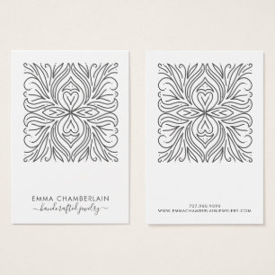 Elegant Abstract Floral Motif