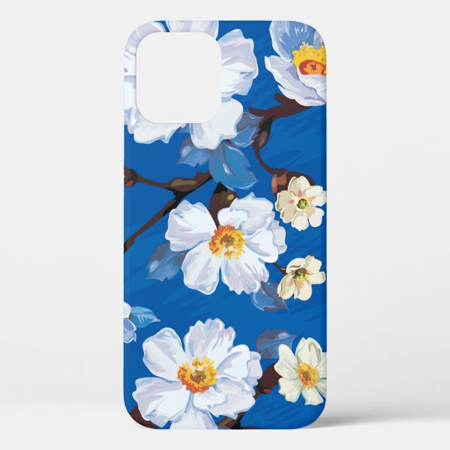 Elegant abstract floral pattern Case-Mate iPhone case (Back)