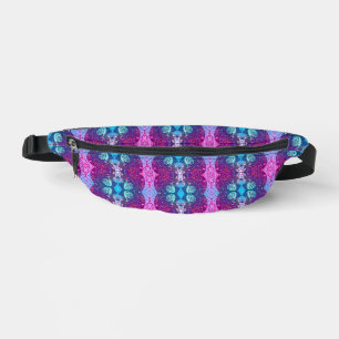 Elegant Abstract Geometric Backround Purple Bum Bags