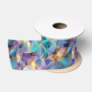 Elegant Abstract Glam Satin Ribbon