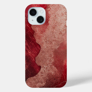 Elegant Abstract Painting iPhone 15 Case
