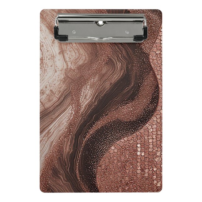 Elegant Abstract Painting Mini Clipboard (Front)