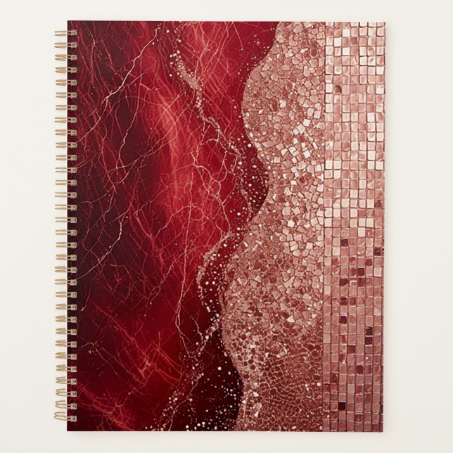 Elegant Abstract Painting Planner (Front)