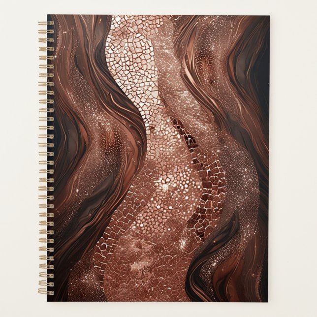 Elegant Abstract Painting Planner (Front)
