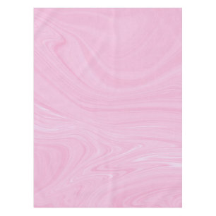 Elegant Abstract Pink Liquid Marble Artwork Tablecloth