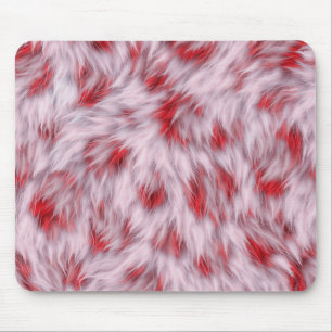 Elegant Abstract Soft Fluffy Fur Pattern Mouse Pad