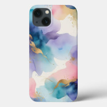 Elegant Abstract Watercolor iPhone Case