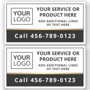 Elegant add logo black and white business service