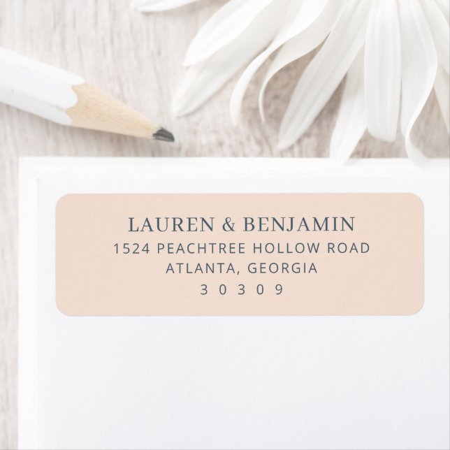 Elegant Address Label Design Return Address Label (Insitu)