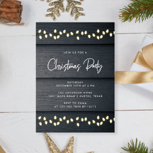 Elegant Affordable Family Christmas Party Invitation