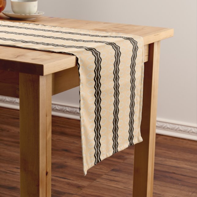Elegant African-Inspired Short Table Runner (In Situ)
