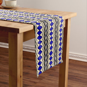 Elegant African-Inspired Short Table Runner