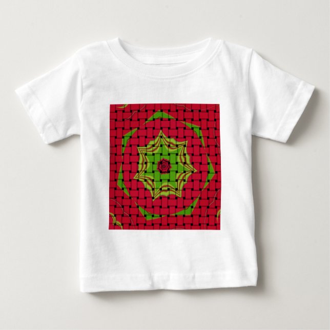 Elegant African Lovely Woven vector print pattern  Baby T-Shirt (Front)