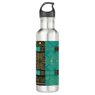 Elegant African Tribal Geometric Pattern 710 Ml Water Bottle